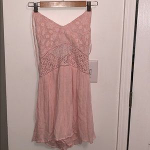 Abercrombie & Fitch Pale pink romper